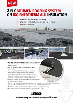 2Ply bitumen roofing system